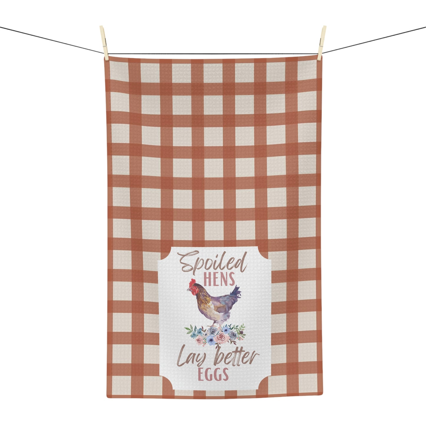 Spoiled Chickens Tea Towel