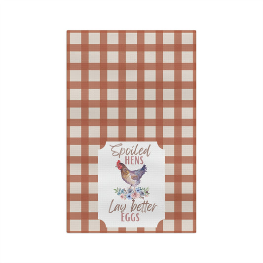 Spoiled Chickens Tea Towel